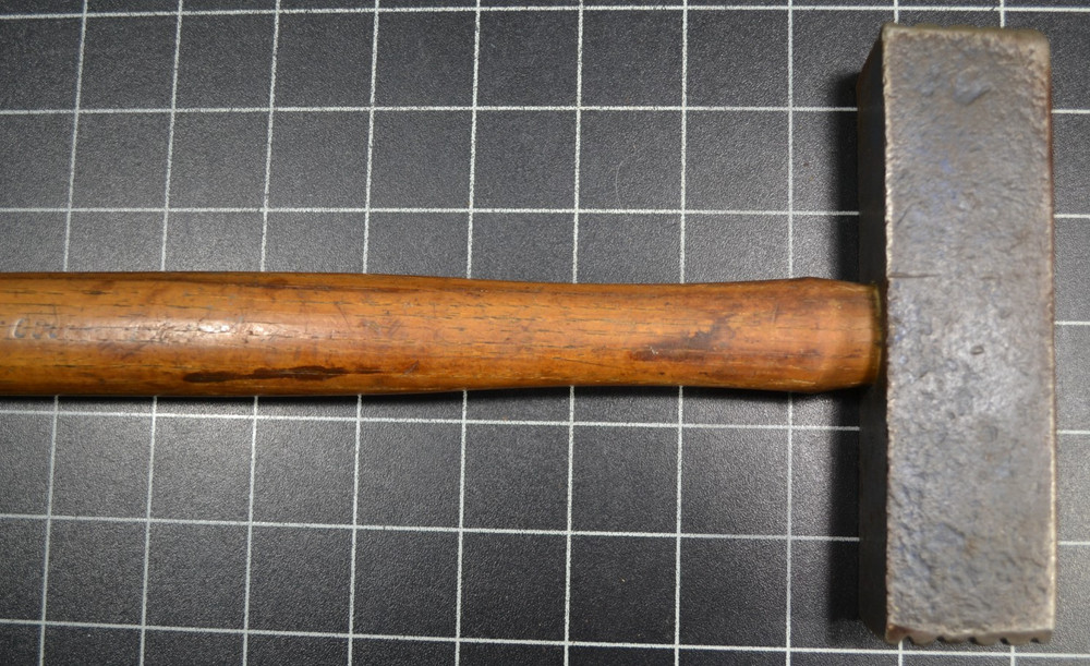 WARWOOD - 4# - BRUSH HAMMER - ALL ORIGINAL