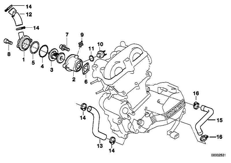 Genuine BMW 11538546113 - Temperature Switch M14X1.5