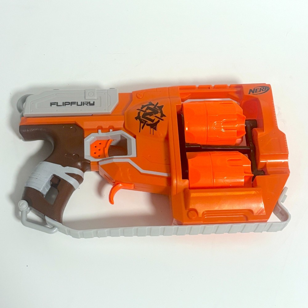 Nerf Zombie Strike (A9603) Flipfury Blaster  - TESTED & WORKING!