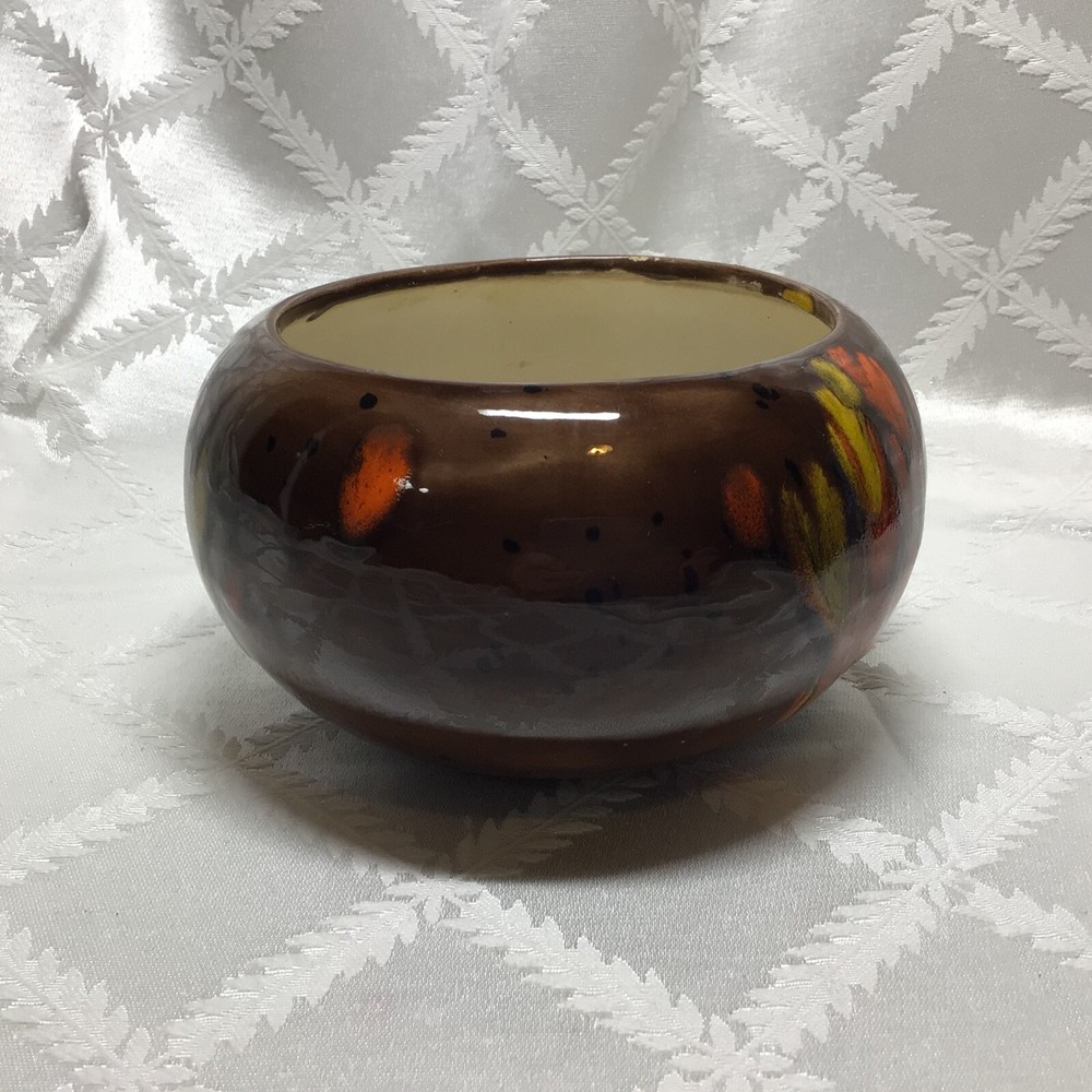 Vtg MCM ATLANTIC MOLD PLANTER 3.5” x 6”