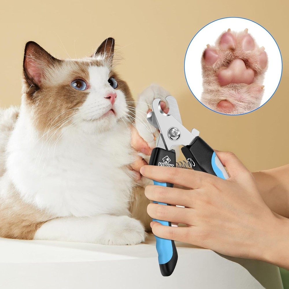 Lightweight Dog Nail Clippers with Quick Sensor & Easy Storage - Perfect Gift!