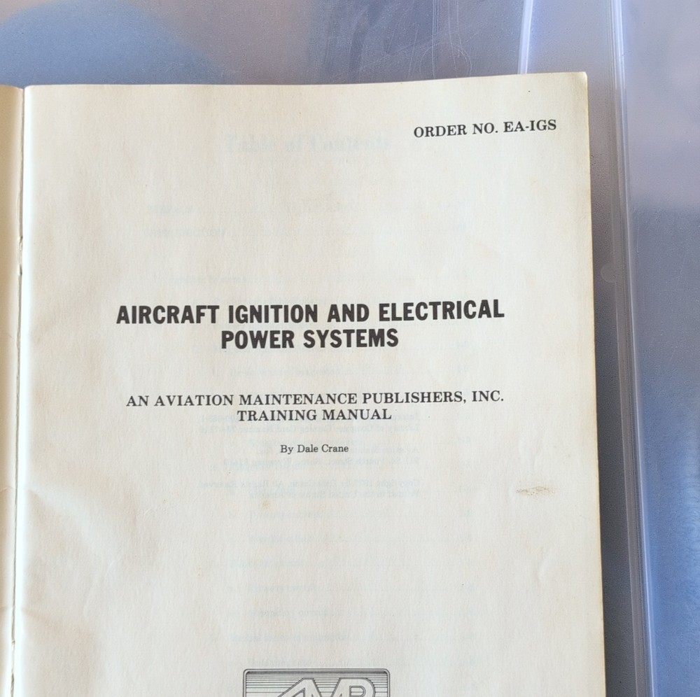Aircraft Ignition and Electrical Power Systems aviation training course