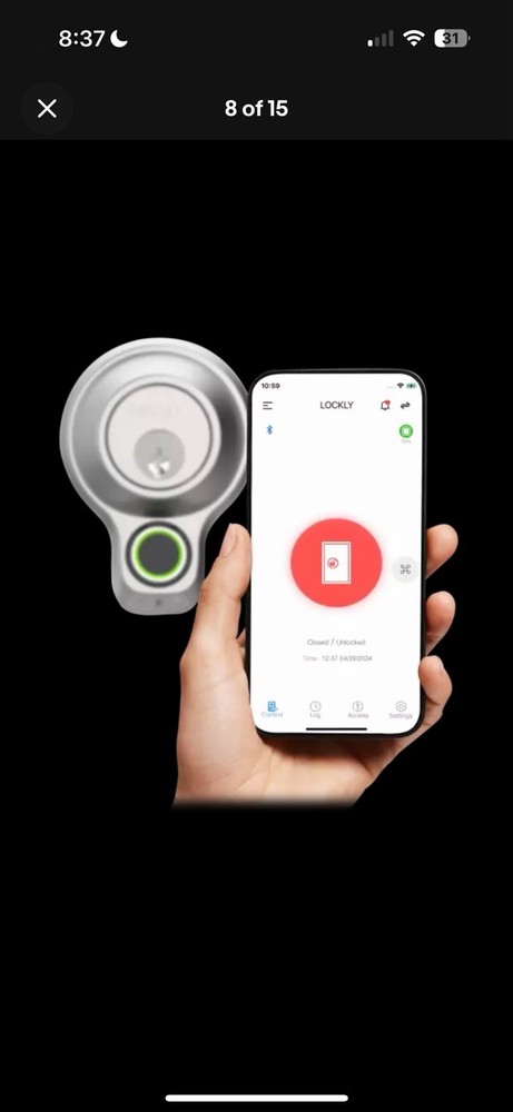 BRAND NEW LOCKLY FLEX TOUCH DEADBOLD!