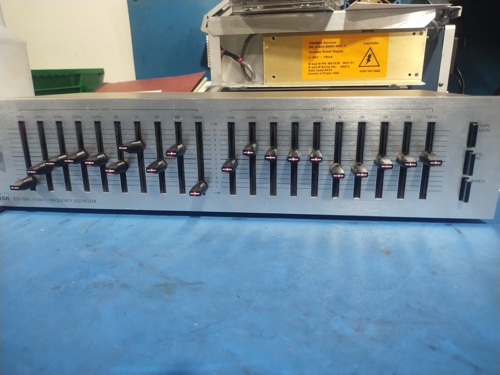 BSR EX-100 Vintage Stereo Frequency Equalizer.