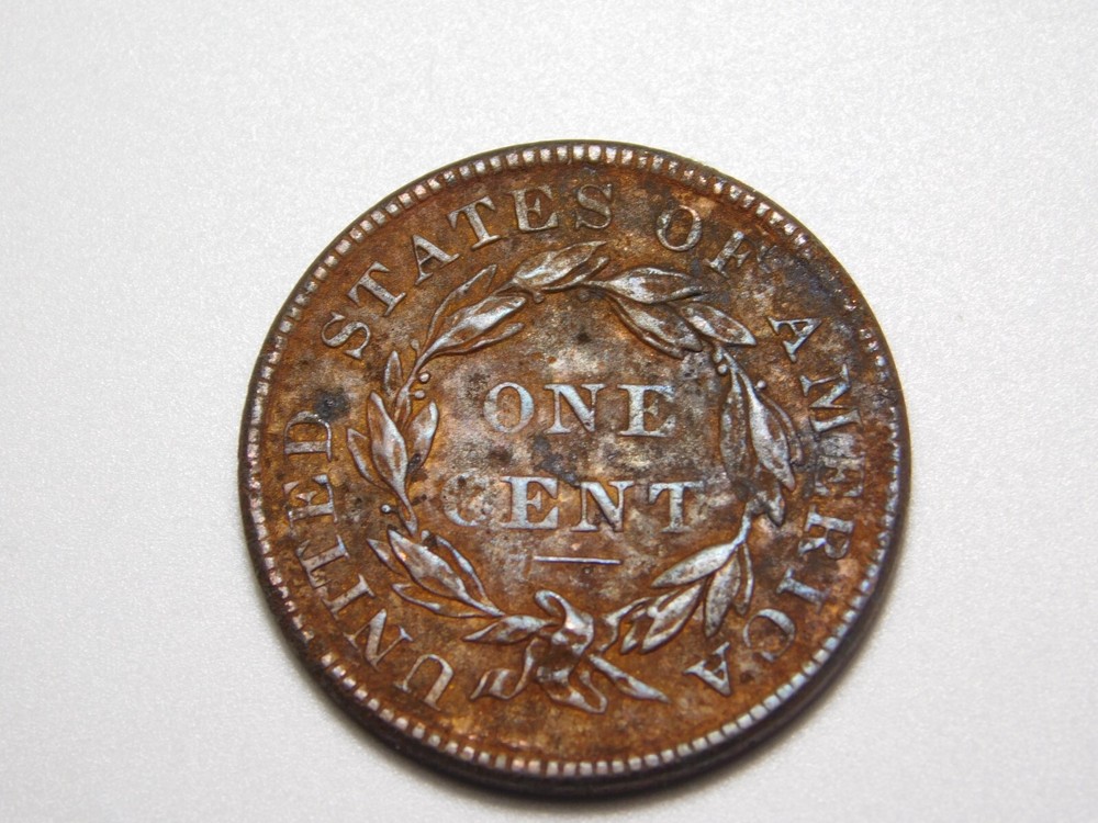 US COINS 1835 CORONET HEAD LARGE CENT