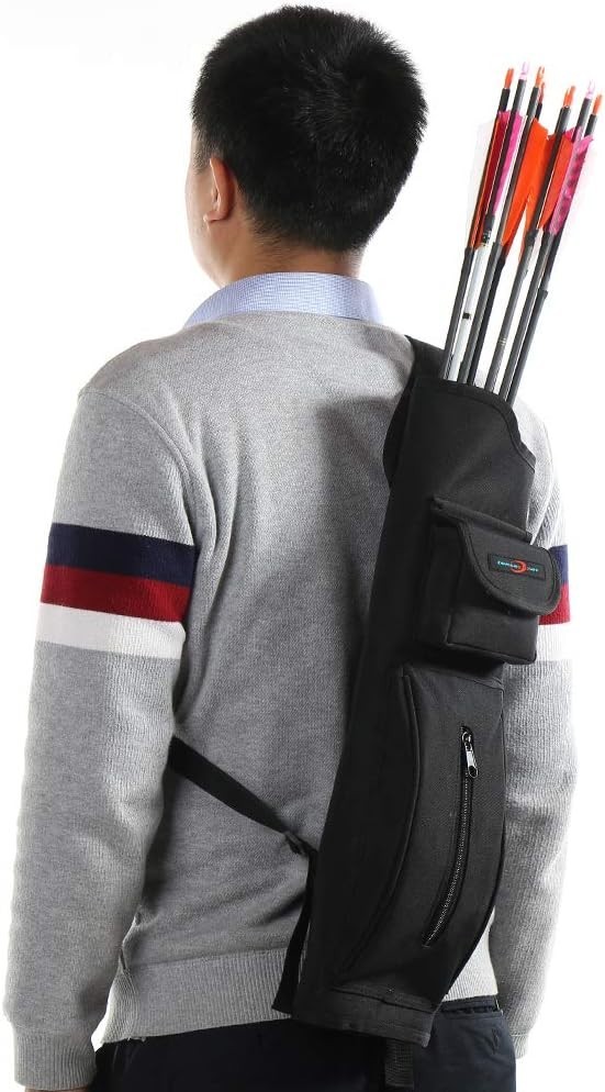Arrow Quiver for Target Shooting - Front Pocket Organizer
