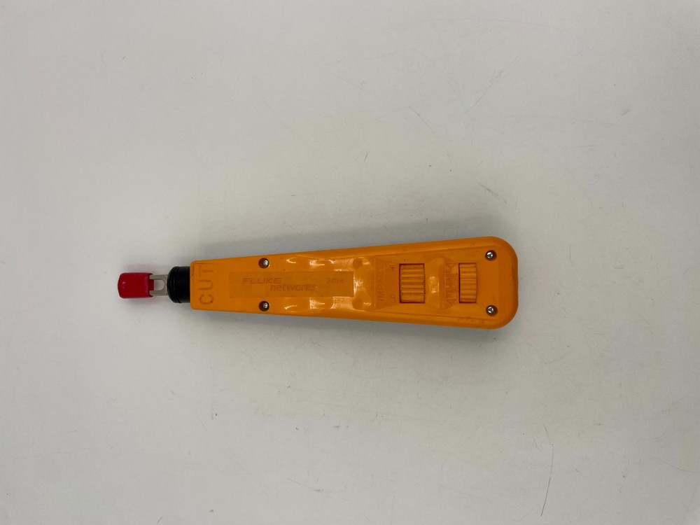 Fluke Networks D814 Standard Impact Punch Down Tool Yellow Adjustable Spring