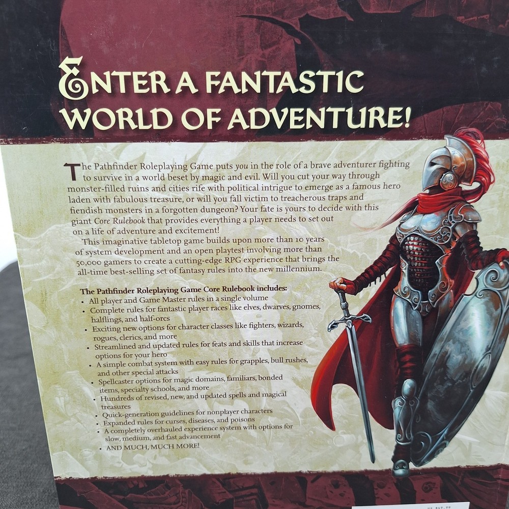 Pathfinder 4th Print Core Rulebook Hardcover