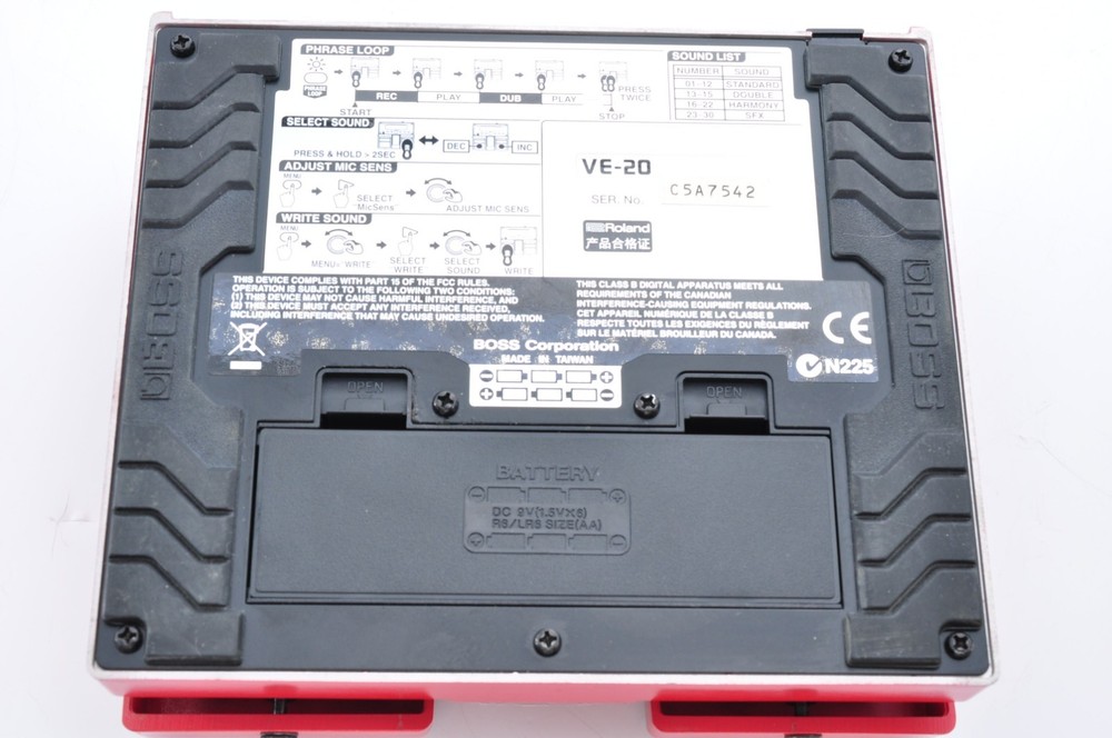 Boss VE-20 Vocal Performer Processor 2011 Working C5A7542