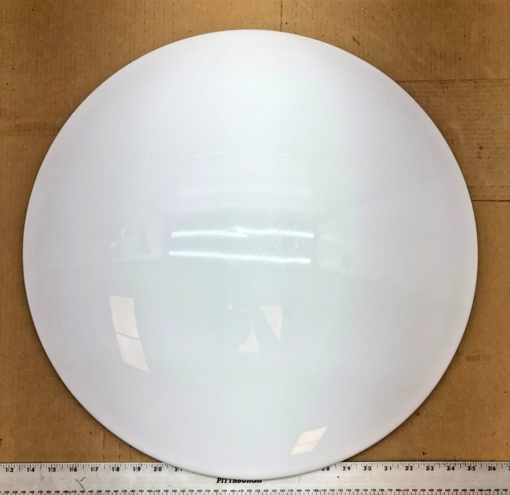Plastic Plate White Ceiling Light Cover 25"OD 70"C