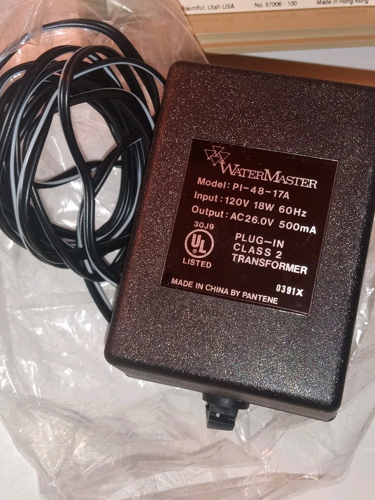 Orbit WATERMASTER Model# 57006 Automatic Sprinkler 6 Zone Timer w Transformer