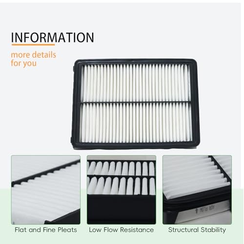 Engine and Cabin Air Filter Kit Set for Palisade (2020-2025), Replace 97133