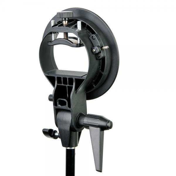US S-Type Bowens Flash Speedlite Bracket Holder For Flash Snoot Softbox VS Godox