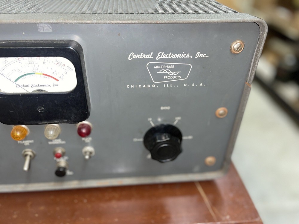 LINEAR 600L RF Amplifier Central Electronics Untested Wes Schum