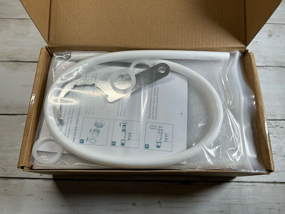 MewMore WHC40 Reusable Backwash Spin Down Sediment Water Filter - New Open Box