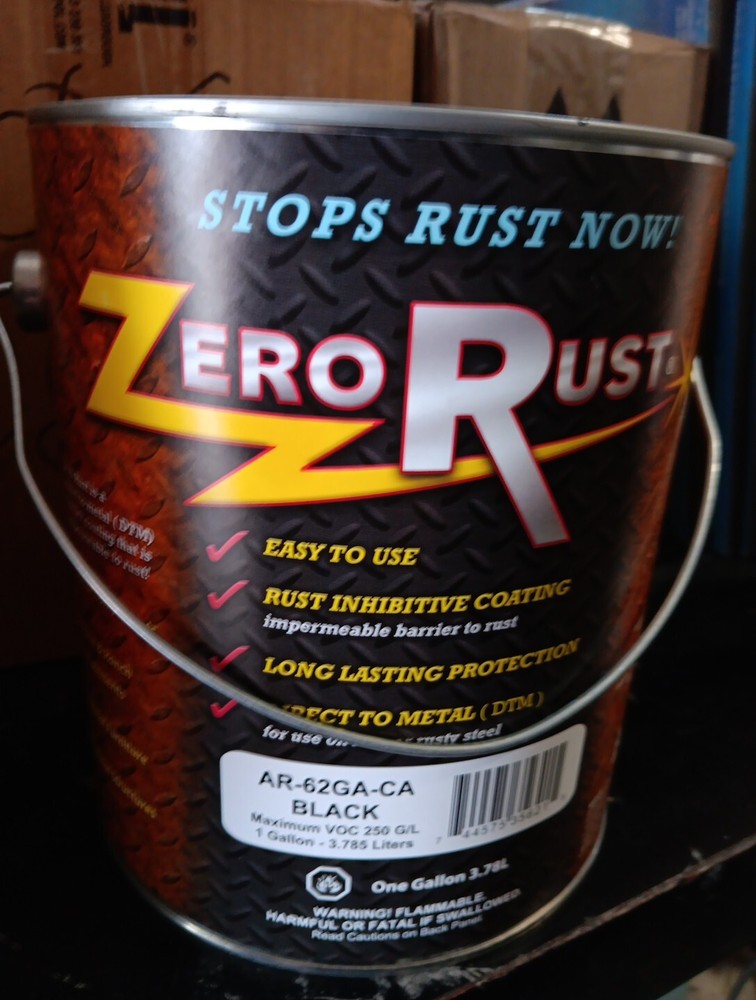 Black Zero Rust Paint – 1 Gallon