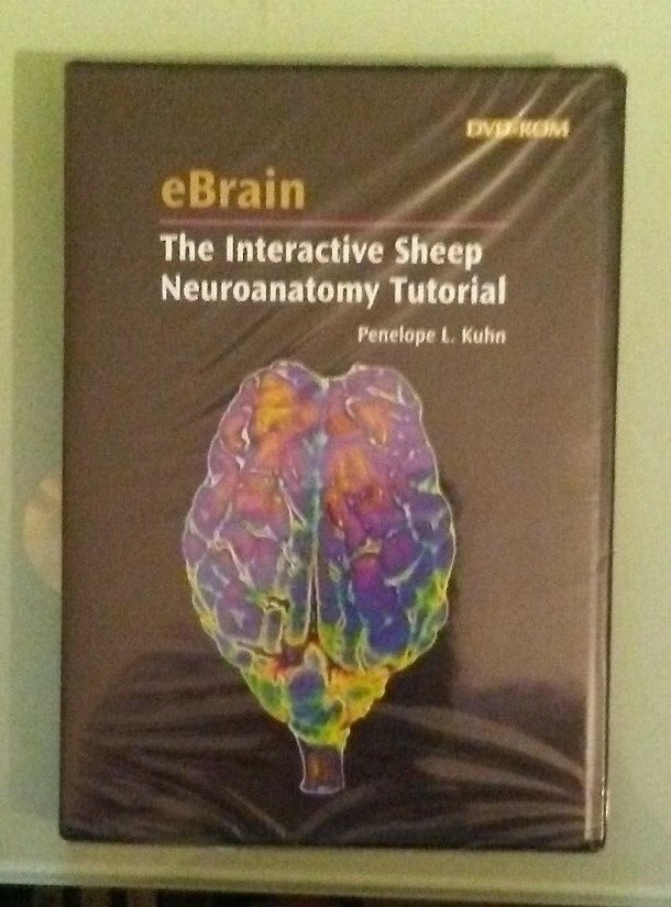 ebrain THE INTERACTIVE SHEEP NEUROANATOMY TUTORIAL DVD ROM NEW mac / windows