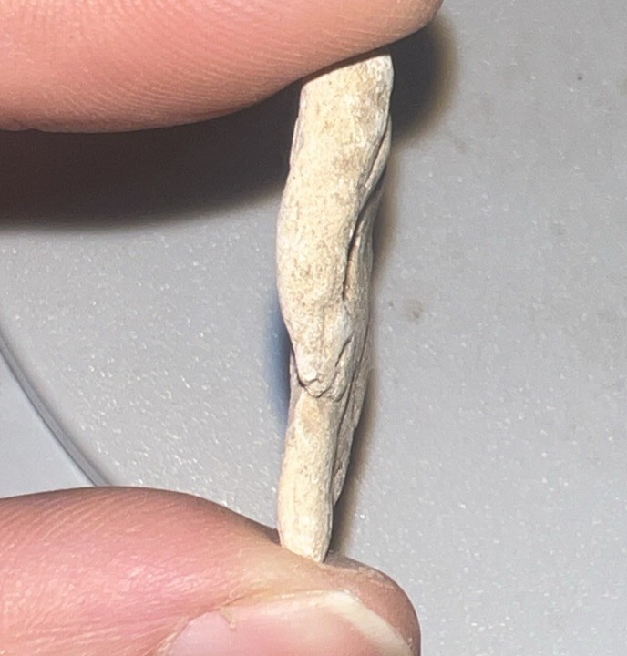 Natural hag stone .15 oz. Small