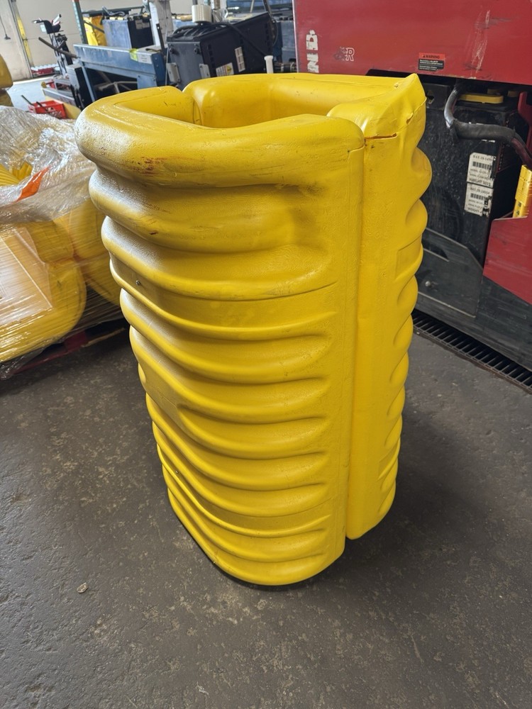 Used  Yellow Column Protector 12" Opening 42" Height