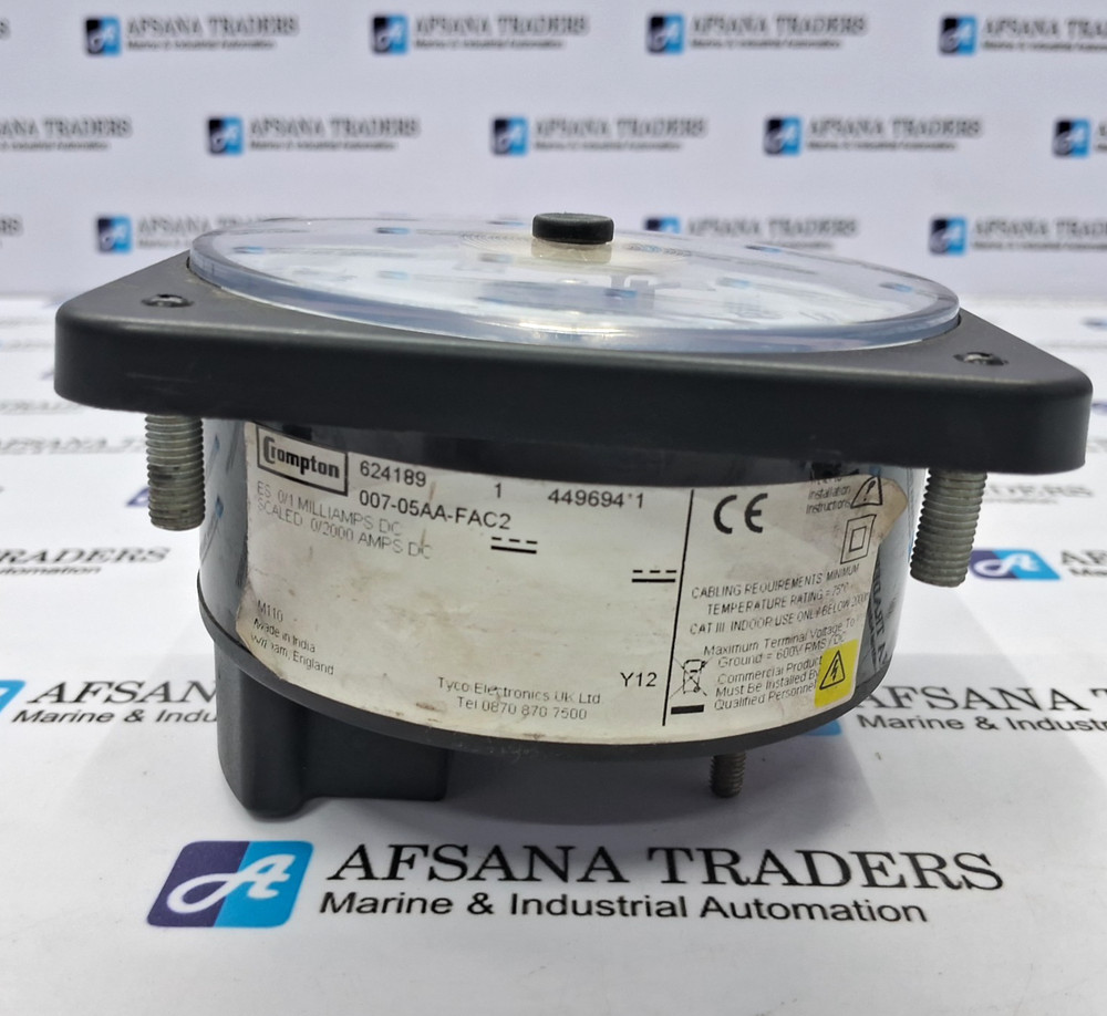 CROMPTON RSMT1742 DC PANEL METER E203000 0 TO 2000 AMPERES
