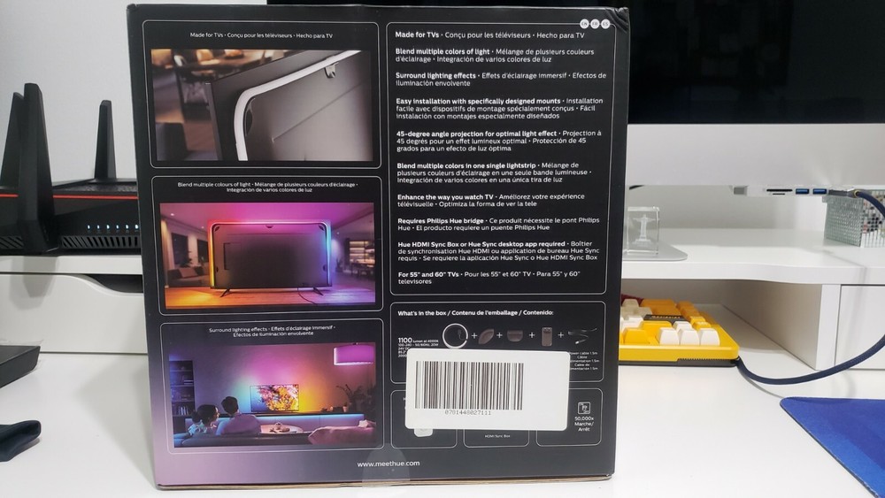 Philips Hue Play 560409 55" Gradient Smart Lighting Smart Strip Light