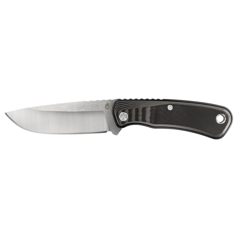 GENUINE Gerber DOWNWIND Black Fixed Blade Drop Point Hunting & Survival Knife