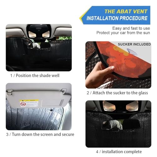 Car Sun Shade Windshield Reflective for Ultimate Dashboard Protection Foldable