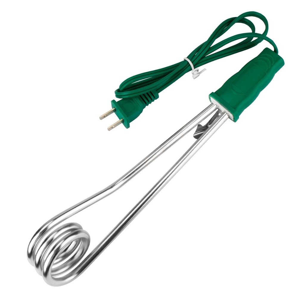 Calentador De Agua De Inmersion Portatil 1500W 110V Calentador De Agua Portatil