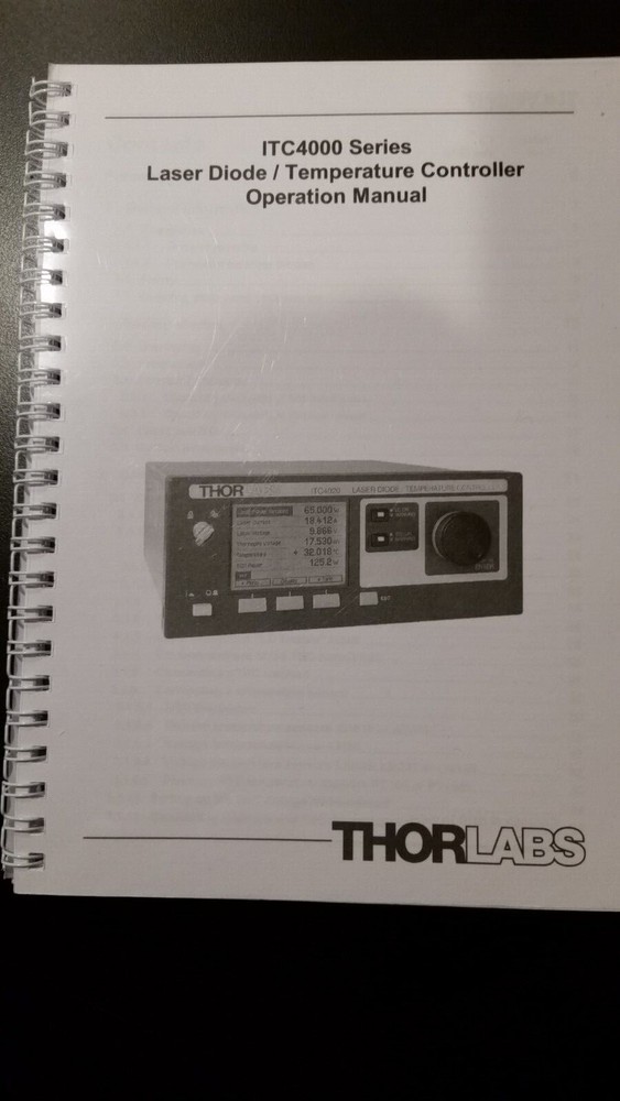 Turn-key, Complete Tunable NIR Single-Mode Laser System with ITC4001 controller.
