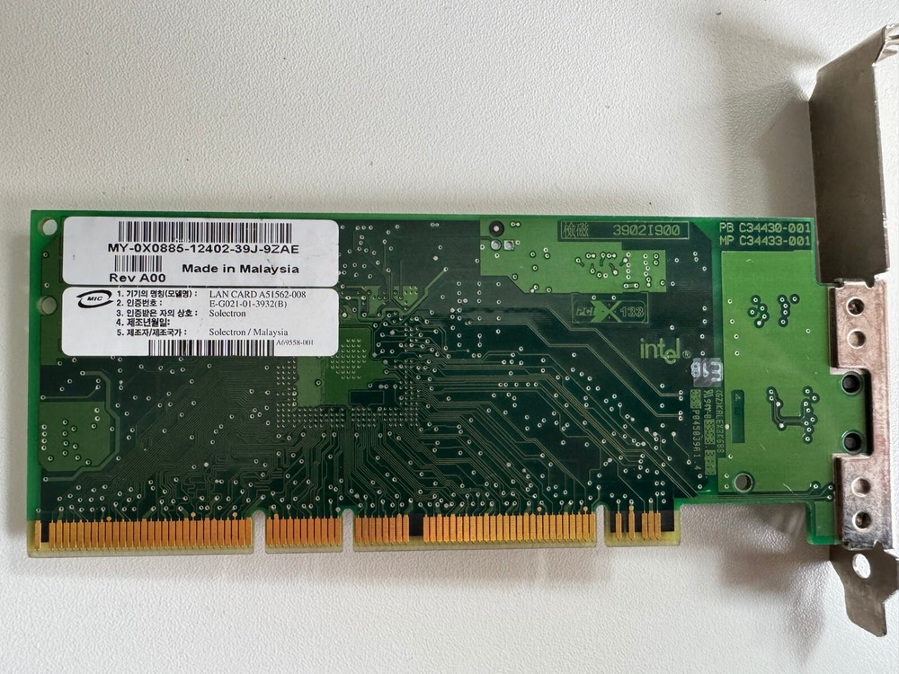 Dell PCI Lan Card A51562-008 Solectron