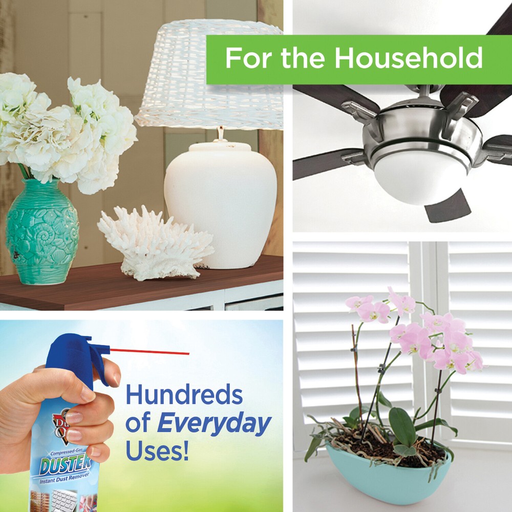 DUST-OFF RET10522 Compressed Gas Duster (2 Pack)