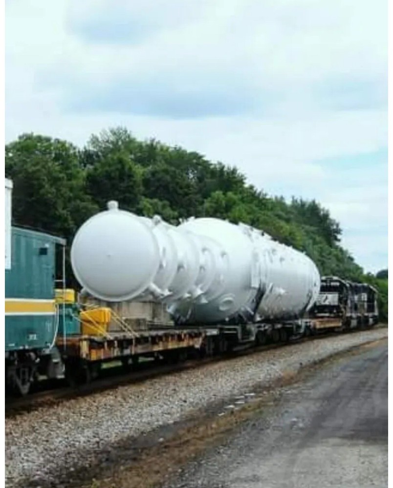 N Scale Air gas Flat Car Load