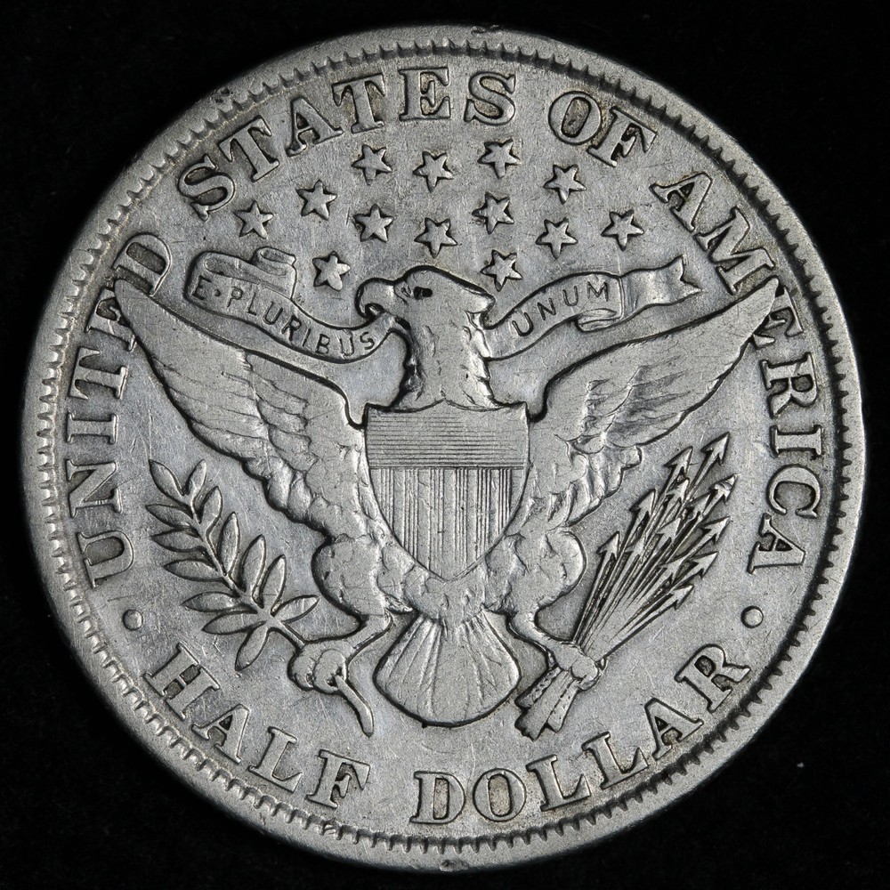 1902 Barber Silver Half Dollar VF E276 DGHH