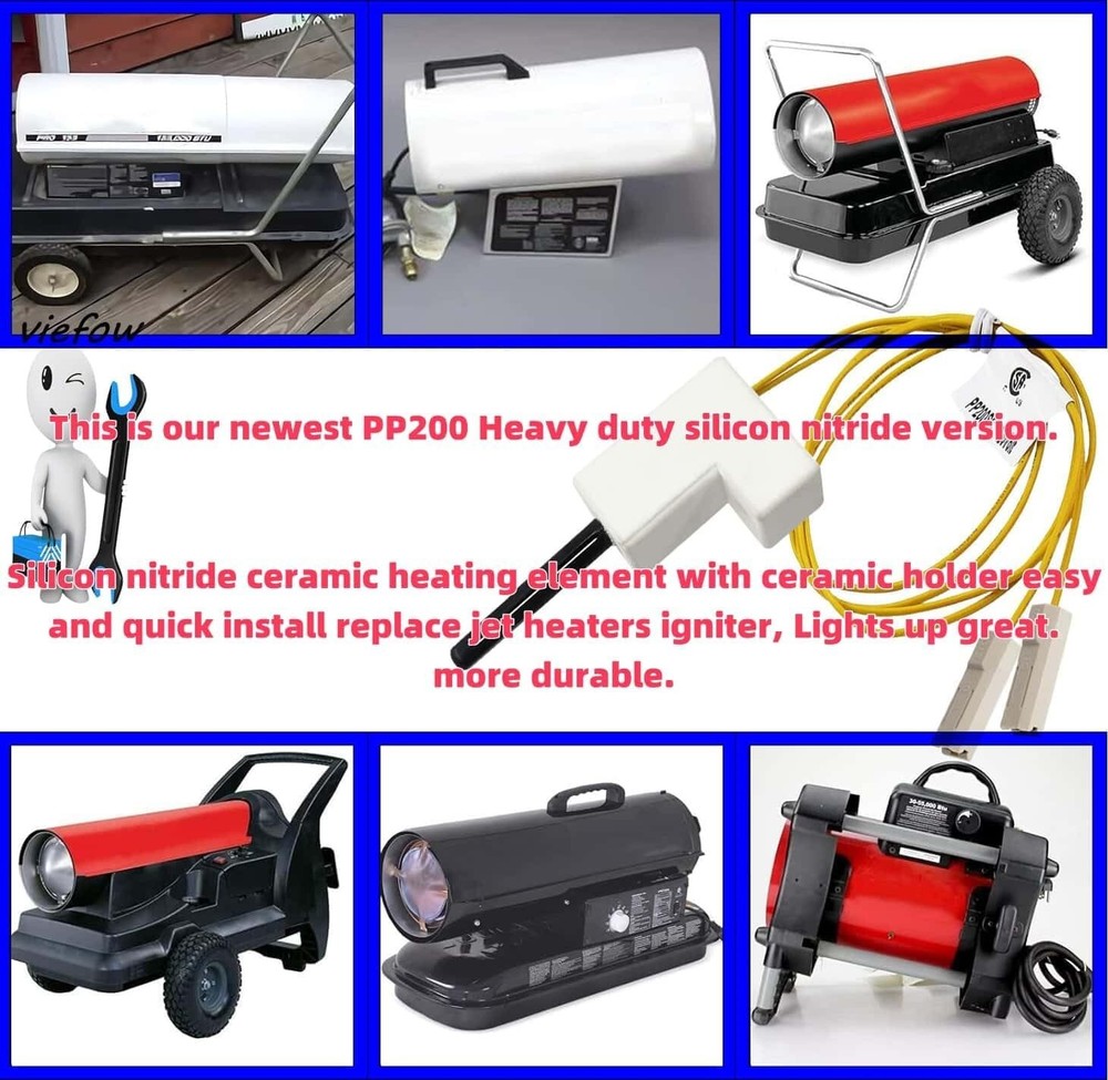 Silicon Nitride Hot Surface Igniter for Reddy & Master Heaters - Fast Install