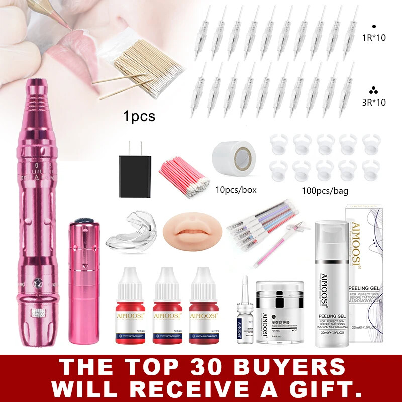 Permanent Makeup Machine Kits Only For Lips Machine Wireless Charge Microshading