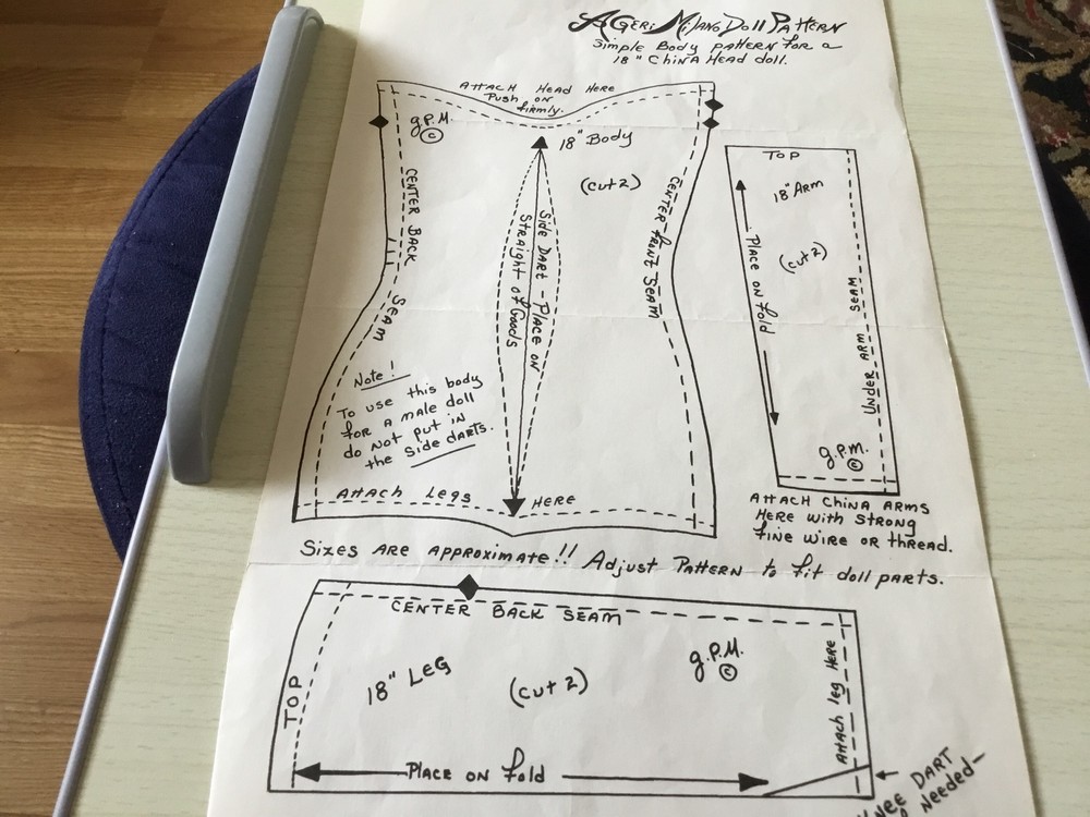 Geri Milano Body Pattern 18 in.