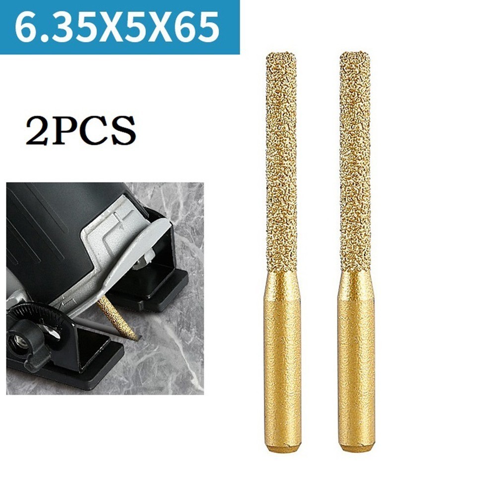 Efficient and Precise Cutting with 6 35mm Brazed Router Bit for Granite Tile