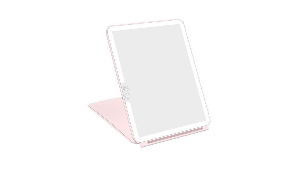 Makeup Mirror with Lights, 2000 mAh USB Rechargeable Lighted Makeup Mirror, T...