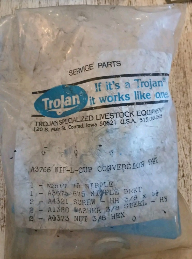 trojan a3766 nip-l- cup conversion kit