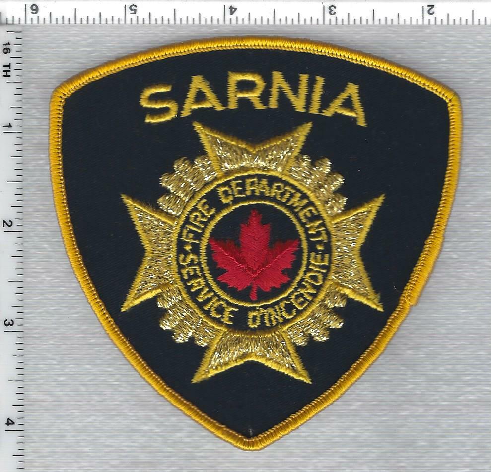 Sarnia Fire Department (Ontario, Canada) Shoulder Patch