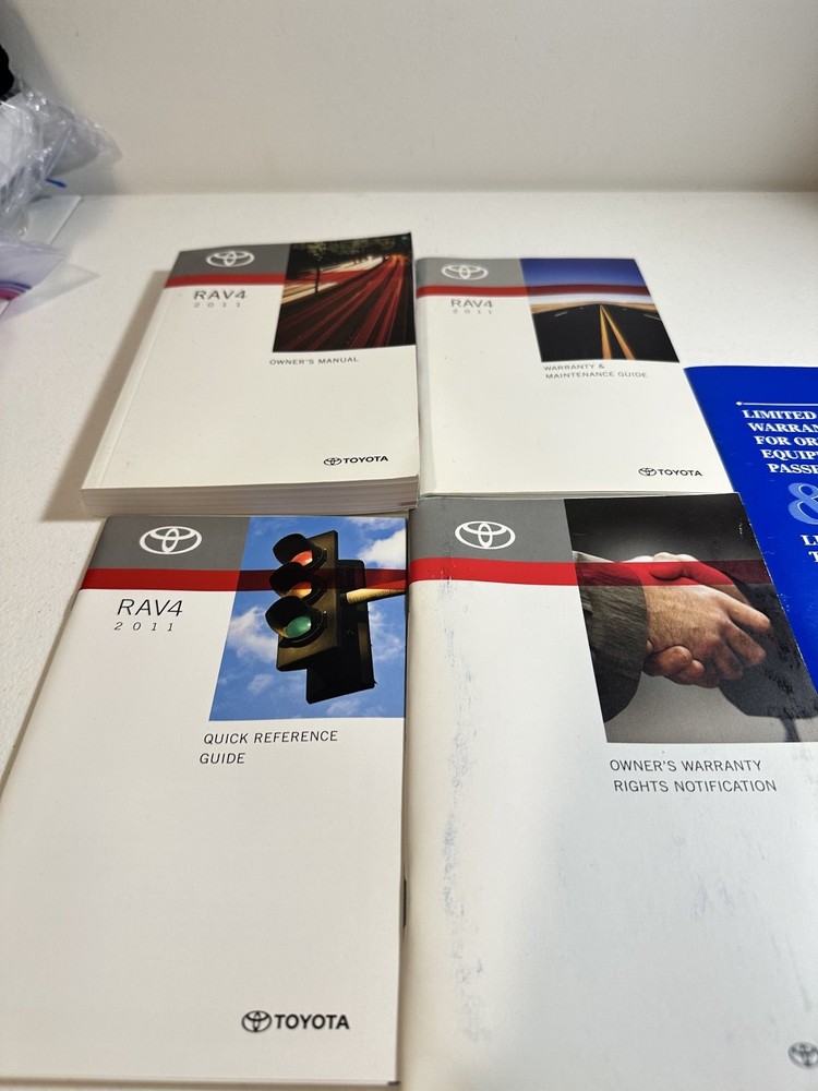 Toyota RAV4 Owner's Manual Set 2011