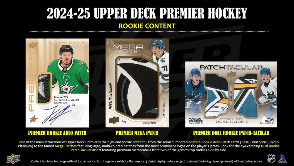 2024/25 Upper Deck Premier Hockey Hobby Box