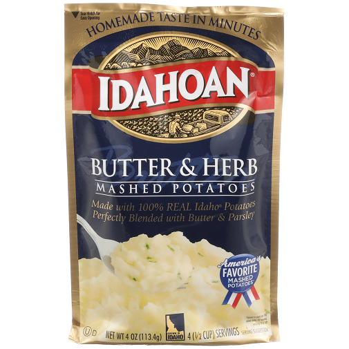Idahoan Butter & Herb Mashed Potatoes