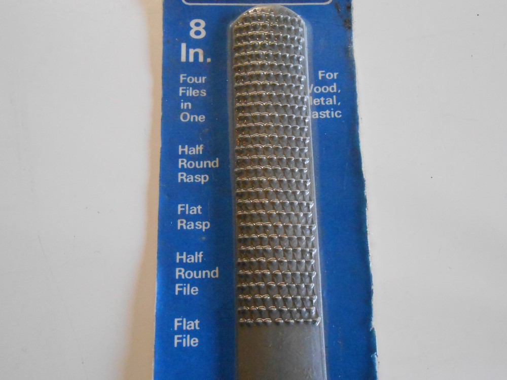 Great Neck 8 in. Multi File, Half Round Rasp & File, Flat Rasp & File