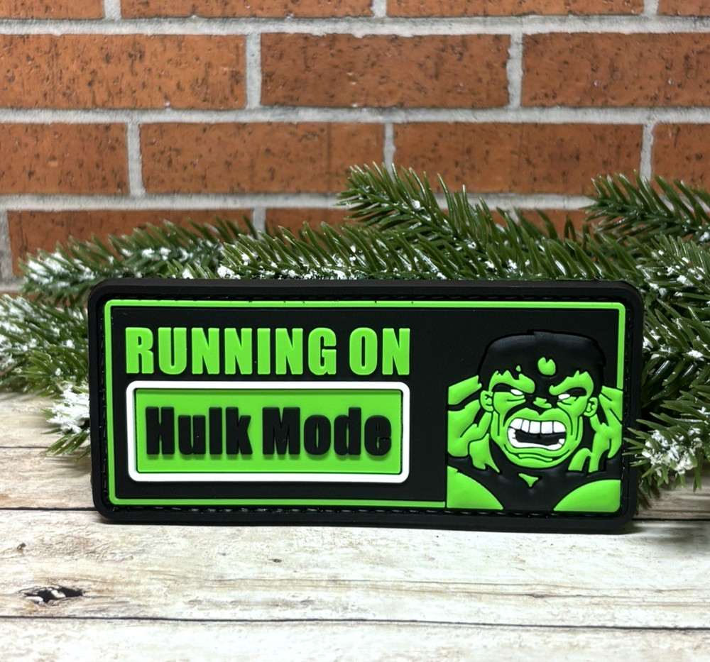 Hulk PVC Patch - Tactical Morale Patch - Running On Hulk Mode Patch