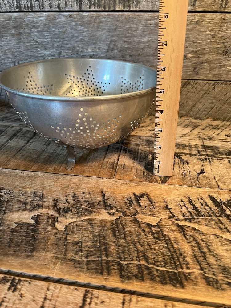 Vtg Metal Star Calander Strainer Kitchen Decor 3#