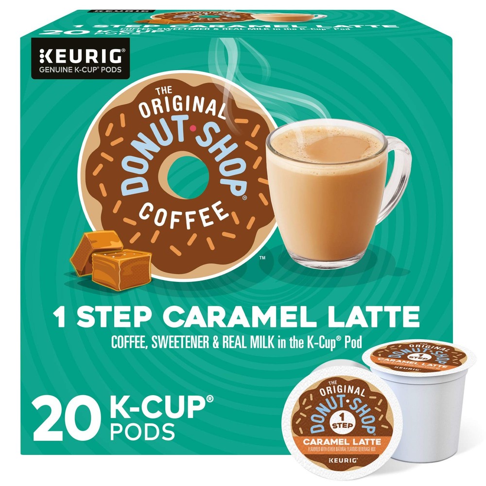 Caramel One-Step Latte, Keurig Single Serve K-Cup Pods, 20 Count