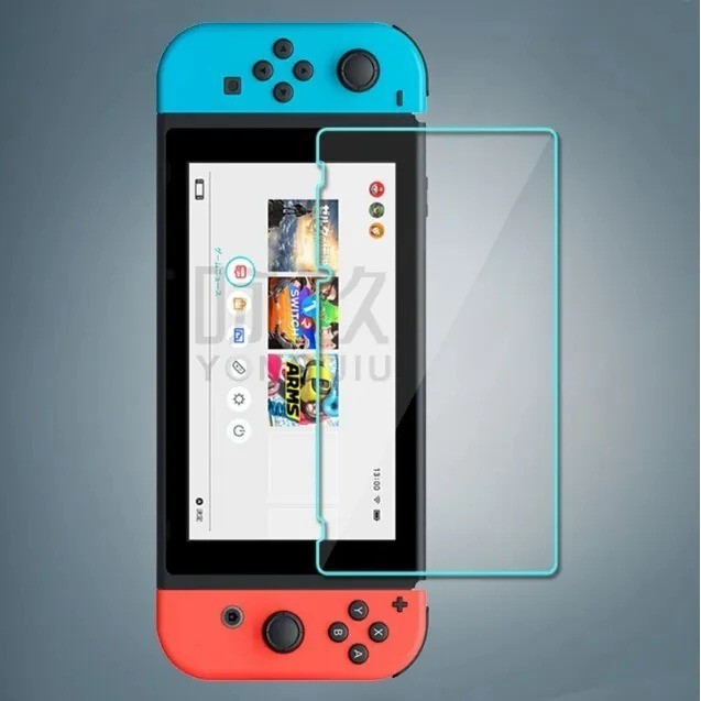 2-Pack Tempered Glass Screen Protector For Nintendo Switch