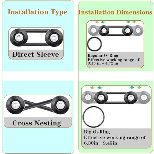 Bumper Quick Release Kit，Bumper Fasteners，Quick Release Bumper Clips for Black