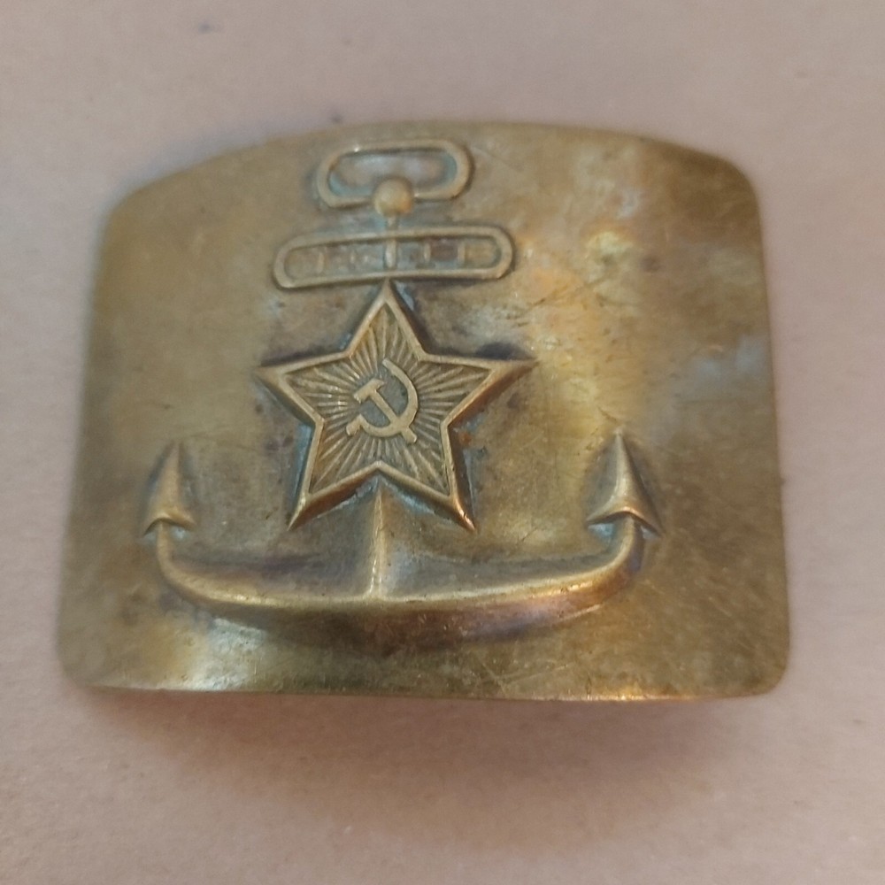 Soviet Army Navy Buckle Belt USSR.#641